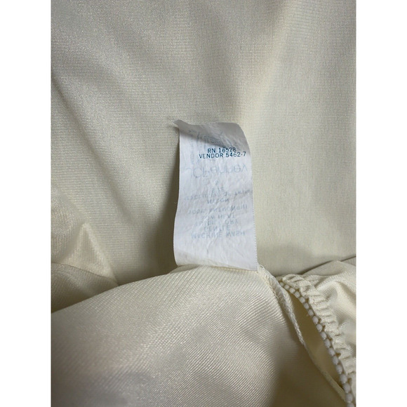 Vintage JCPenney Size Small Half Slip Nylon A-Line Cream Semi-Sheer ILGWU Union - Picture 8 of 8